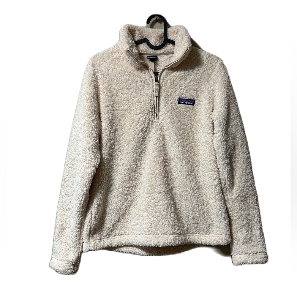 Patagonia Quarter Zip Pullover Sz Small Los Gatos Fleece Jacket Women’s Cream